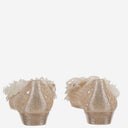 Heavenly Jelly Transparent Ballerina Flats With Decoration