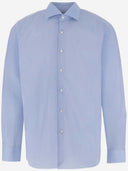 Camisa Gherardi De Mezcla De Algodón Stretch
