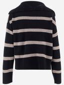 Pull rayé en laine et cachemire Allude