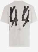 Camiseta de algodón estampada de 44 Label Group