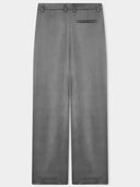 Giorgio Armani Double Silk Satin Trousers With One Pressed Crease