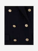 Giacca F.It doppiopetto in nylon elasticizzato