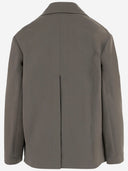 Giacca doppiopetto F.It in cotone stretch