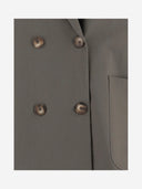 Giacca doppiopetto F.It in cotone stretch