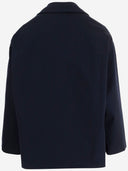 Giacca F.It oversize in cotone con chiusura a bottone singolo