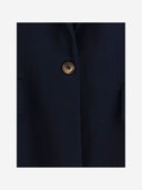 Giacca F.It oversize in cotone con chiusura a bottone singolo