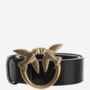Pinko Leather Belt With Logo