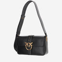 Pinko Leather Shoulder Bag With Logo