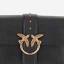 Pinko Leather Shoulder Bag With Logo