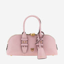 Pinko Escape Horizontal Leather Bowling Bag