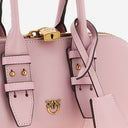 Pinko Escape Horizontal Leather Bowling Bag