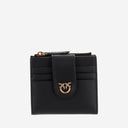 Cartera de piel con logotipo de Pinko