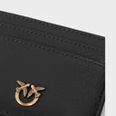Porte-cartes en cuir Pinko avec logo