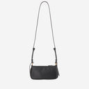 Pinko Half Moon Baguette Mini Leather Bag With Logo