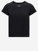 Camiseta básica de algodón con logo de Pinko
