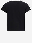 Camiseta básica de algodón con logo de Pinko