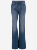 Vaqueros Haikure Flora de denim de algodón