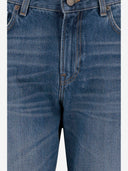 Vaqueros Haikure Flora de denim de algodón
