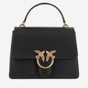 Pinko Leather Handbag With Logo