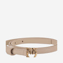 Pinko Leather Belt With Logo