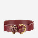 Pinko Leather Belt With Logo