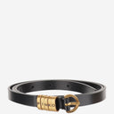 Pinko Leather Belt With Logo