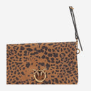 Pinko Suede Bag With Animal Print