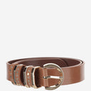 Pinko Leather Belt With Studs