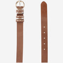 Pinko Leather Belt With Studs
