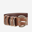 Pinko Leather Belt With Studs