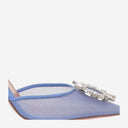 Amina Muaddi Begum Mesh Slingbacks