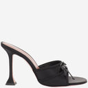 Amina Muaddi Eleonora Silk Sandals
