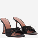 Amina Muaddi Eleonora Silk Sandals