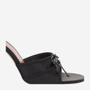 Amina Muaddi Eleonora Silk Sandals