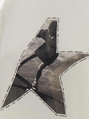 Bawełniana koszulka Golden Goose z logo