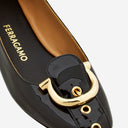 Salvatore Ferragamo Leather Hook Flats