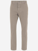 Jacob Cohen Stretch-Hose aus Baumwolle und Leinen