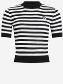 Patou Cotton Sweater With Striped Pattern