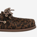 Gianvito Rossi Animal Print Loafers