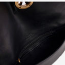 Pinko Love Bag Click Soft Leather Clutch Bag