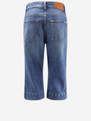 Chloè High Waisted Capri Jeans In Denim