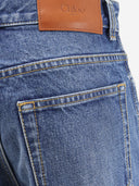 Chloè High Waisted Capri Jeans In Denim
