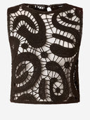 Haut en crochet géométrique Pinko