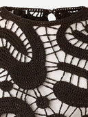 Haut en crochet géométrique Pinko
