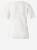 Pinko T Shirt With Draping And Gold Detail