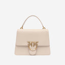 Pinko Leather Handbag With Logo