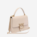 Pinko Leather Handbag With Logo