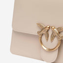Pinko Leather Handbag With Logo