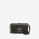 Pinko Love One Leather Bag With Logo