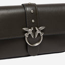 Pinko Love One Leather Bag With Logo